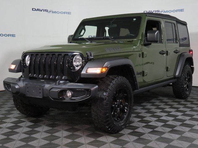 used 2021 Jeep Wrangler Unlimited car, priced at $33,687