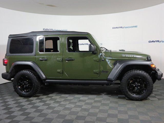 used 2021 Jeep Wrangler Unlimited car, priced at $33,687