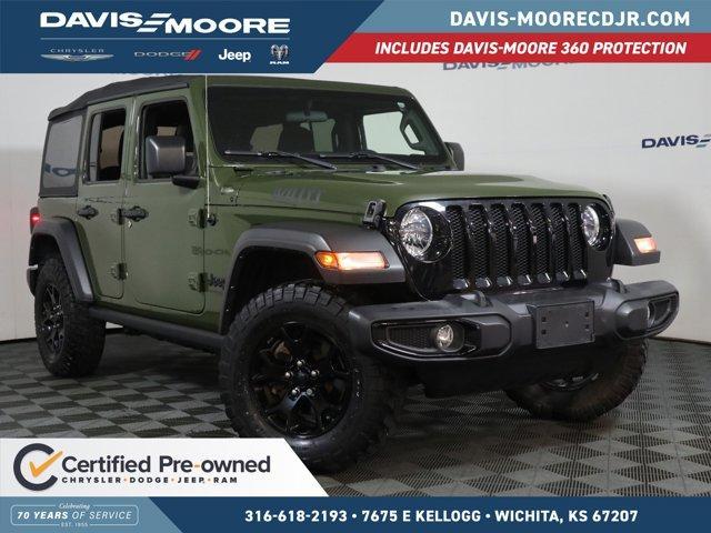 used 2021 Jeep Wrangler Unlimited car, priced at $35,995