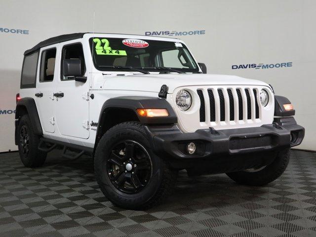 used 2022 Jeep Wrangler Unlimited car, priced at $33,085