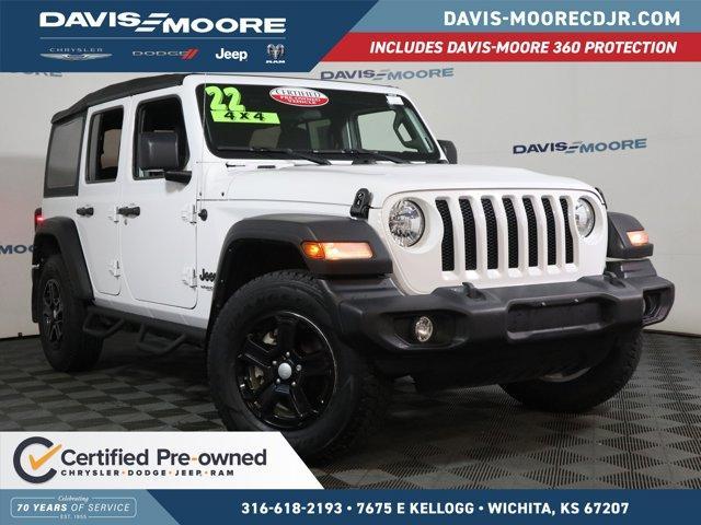 used 2022 Jeep Wrangler Unlimited car, priced at $33,085
