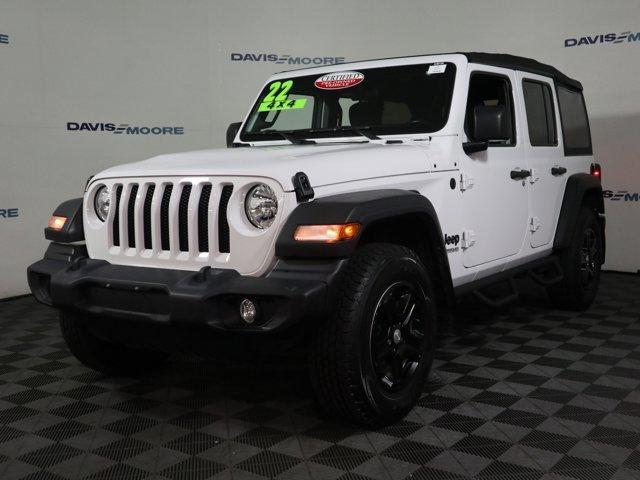 used 2022 Jeep Wrangler Unlimited car, priced at $33,085