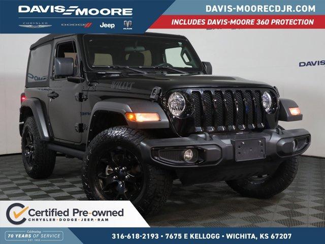 used 2021 Jeep Wrangler car, priced at $31,081