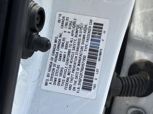used 2016 Honda Civic car, priced at $12,325