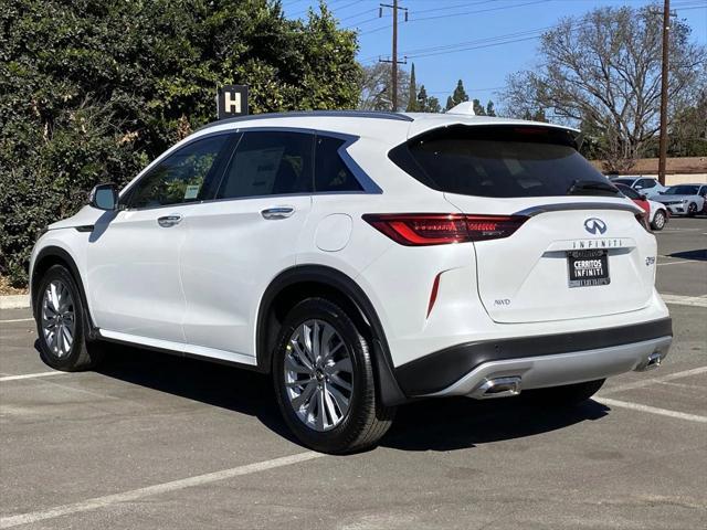 new 2025 INFINITI QX50 car, priced at $47,942