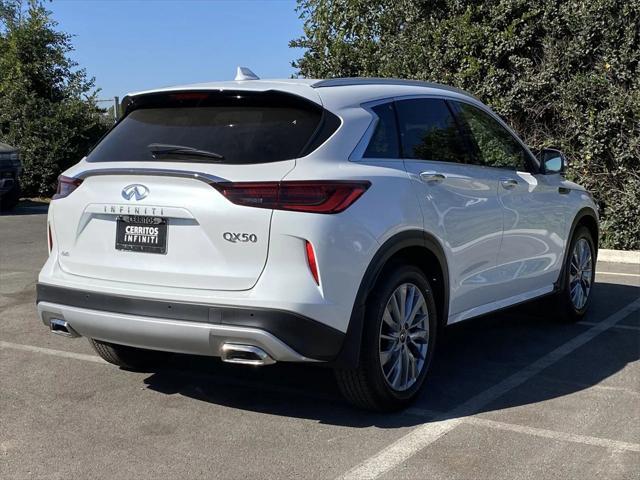 new 2025 INFINITI QX50 car, priced at $47,942