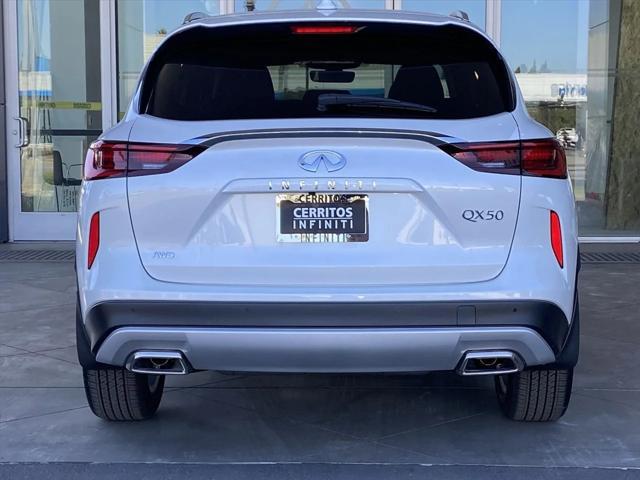 new 2025 INFINITI QX50 car, priced at $48,182