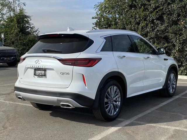 new 2025 INFINITI QX50 car, priced at $48,182