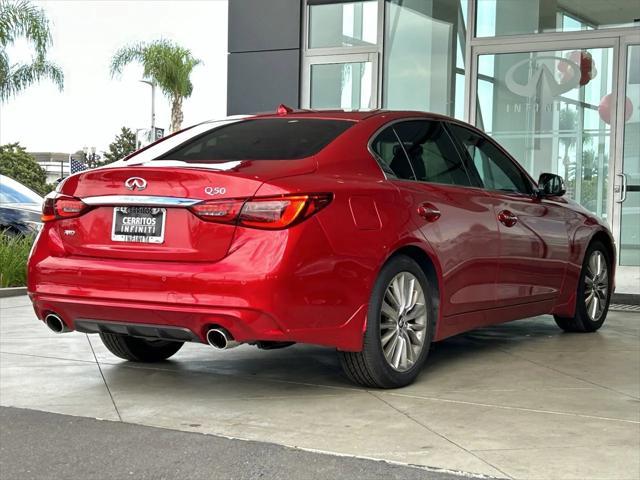 new 2024 INFINITI Q50 car, priced at $43,290