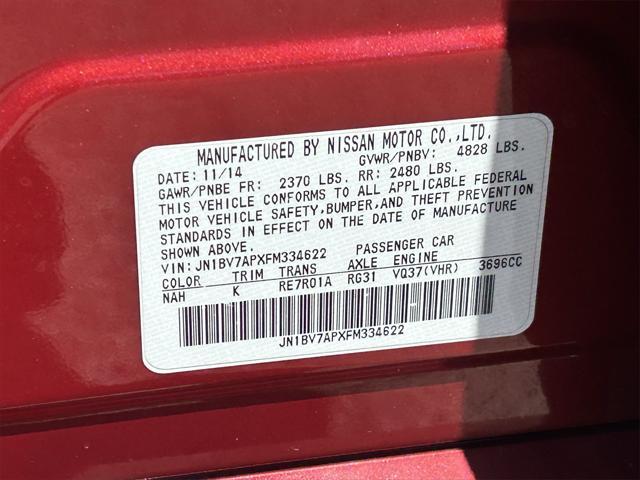 used 2015 INFINITI Q50 car, priced at $16,391