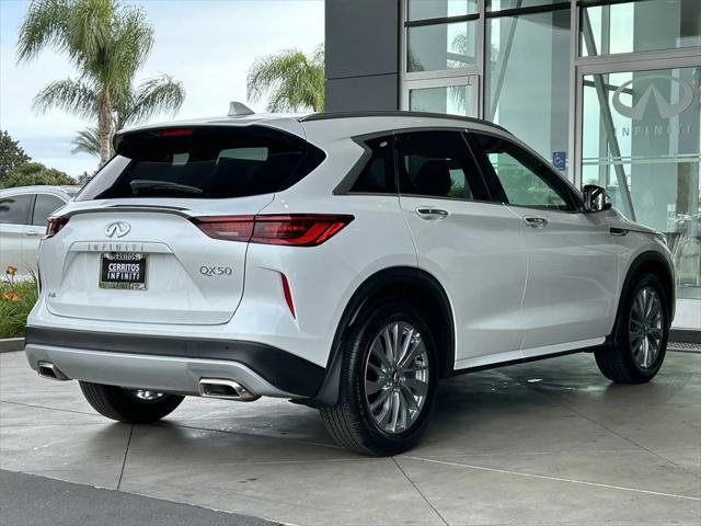 new 2025 INFINITI QX50 car, priced at $48,182