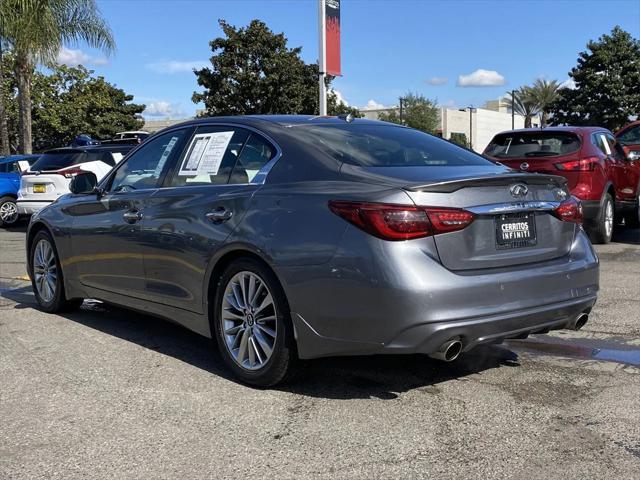 used 2022 INFINITI Q50 car, priced at $26,399