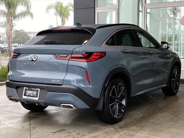 new 2025 INFINITI QX55 car, priced at $55,571