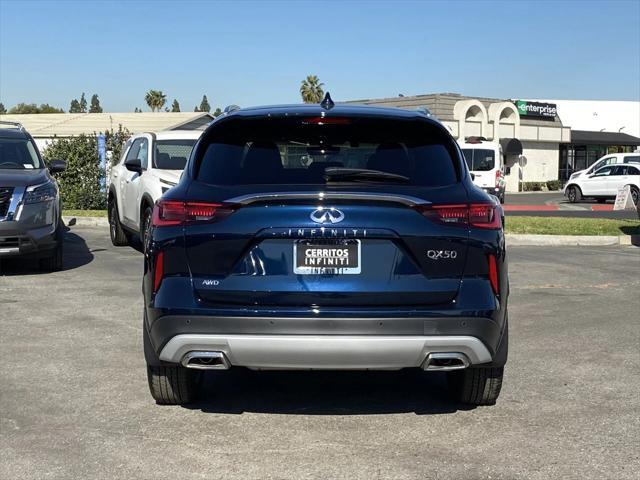 new 2025 INFINITI QX50 car, priced at $47,655