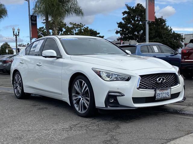 used 2021 INFINITI Q50 car, priced at $28,999