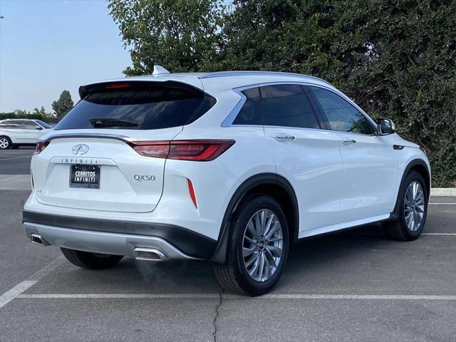 new 2025 INFINITI QX50 car, priced at $48,182