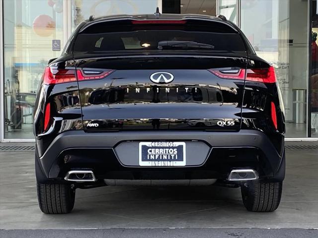 new 2025 INFINITI QX55 car, priced at $50,657