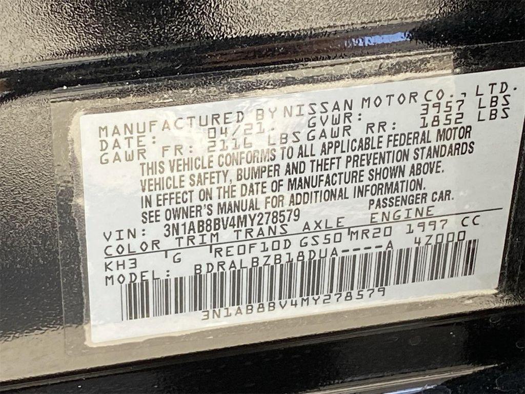 used 2021 Nissan Sentra car, priced at $17,595