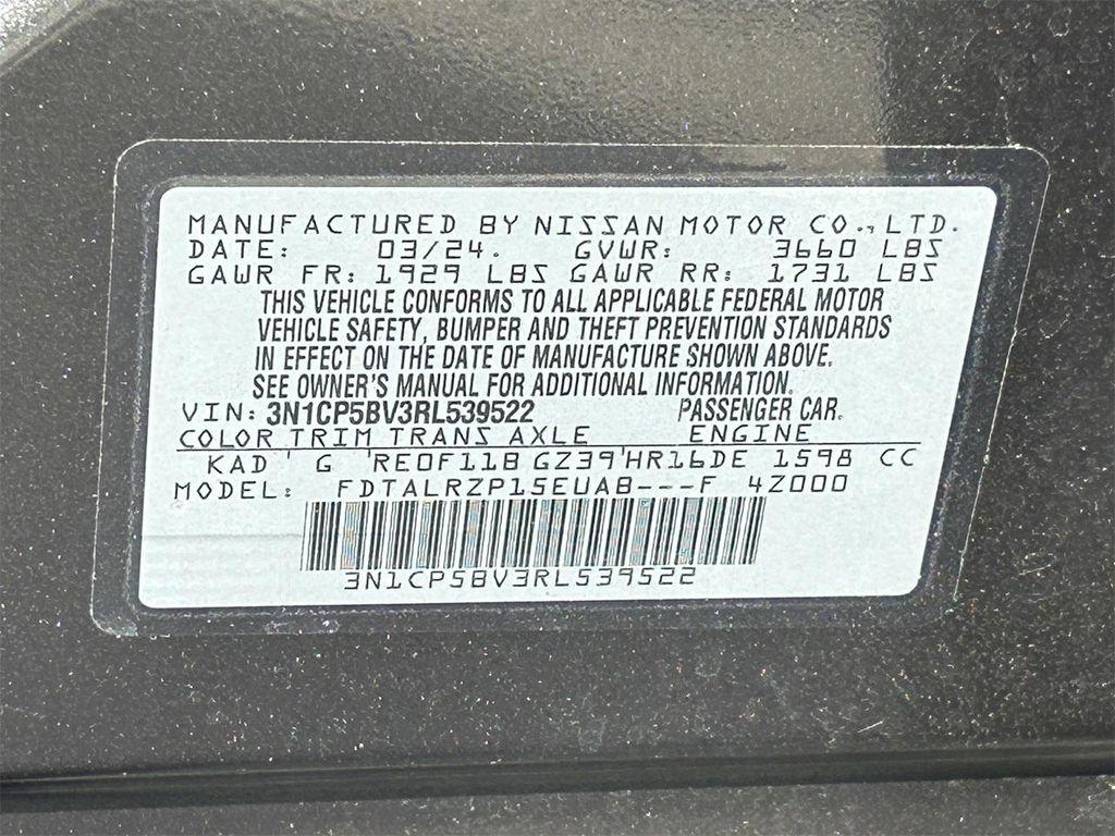 used 2024 Nissan Kicks car, priced at $18,991