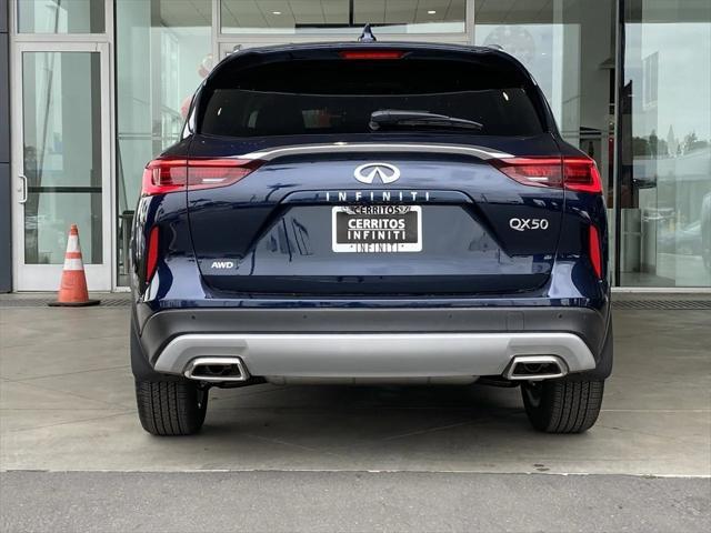 new 2025 INFINITI QX50 car, priced at $47,318