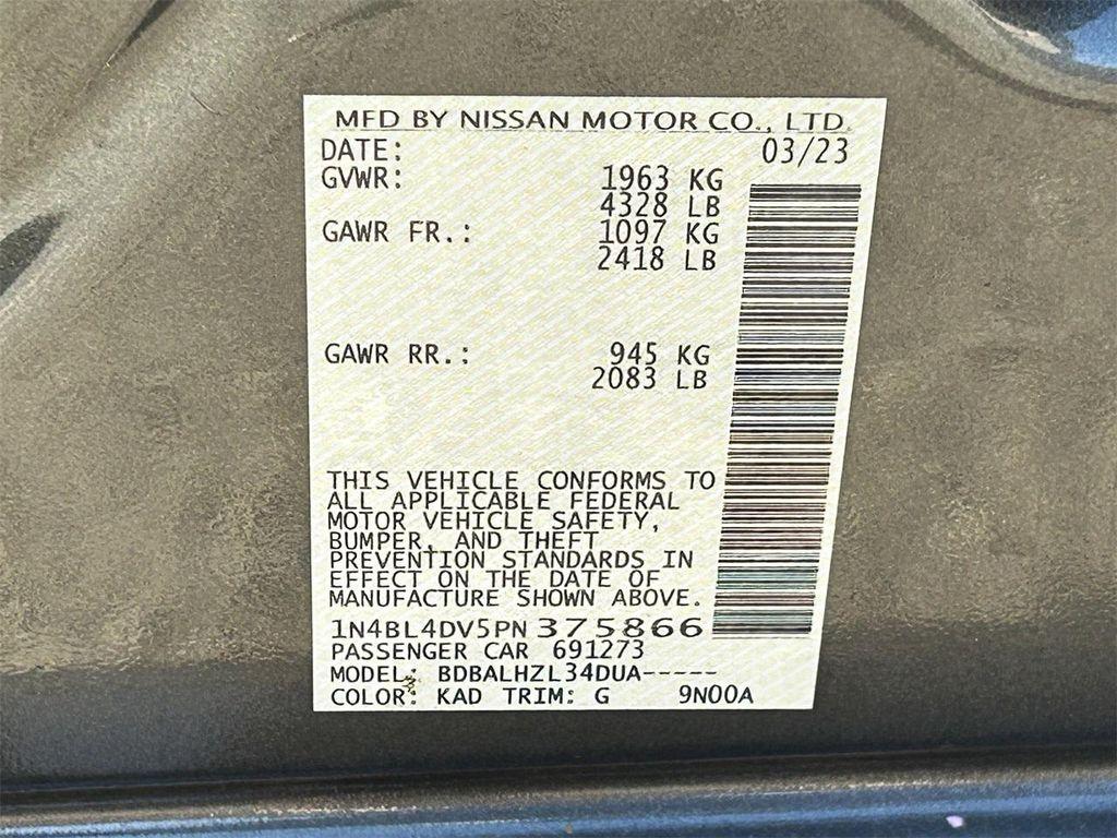used 2023 Nissan Altima car, priced at $19,391