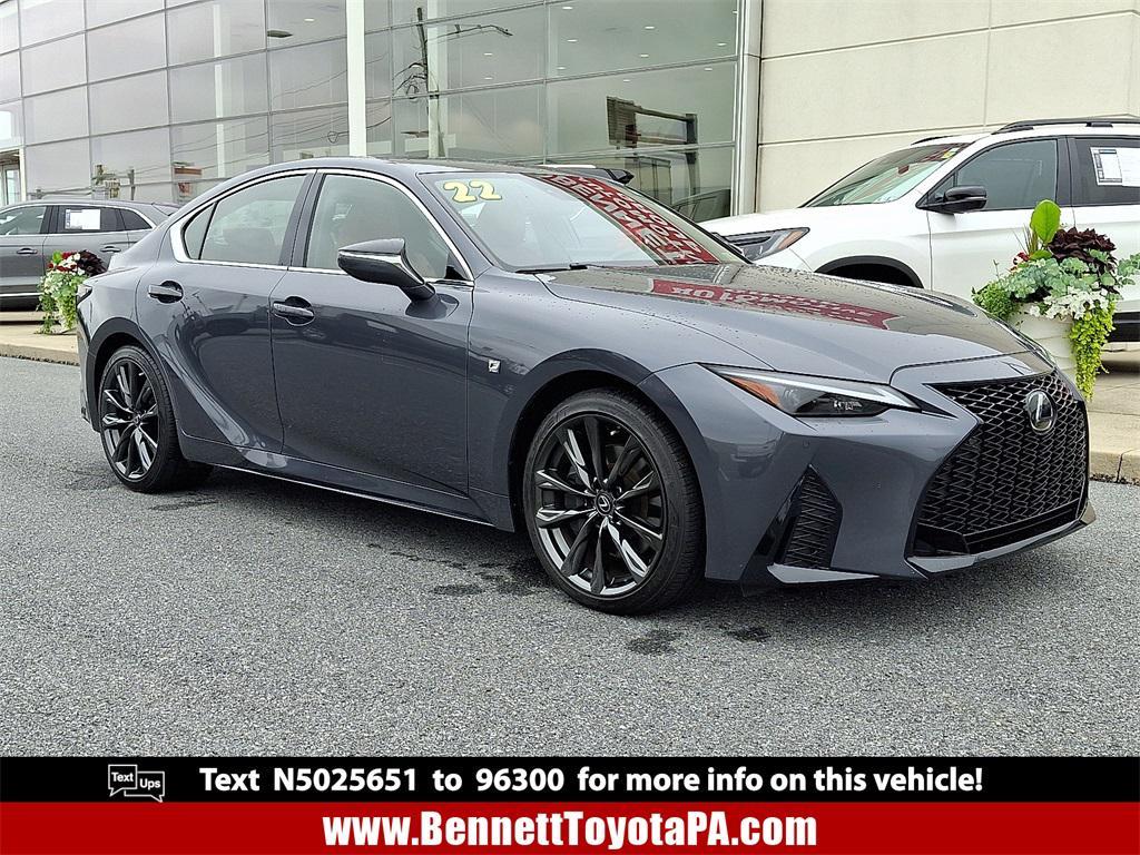 used 2022 Lexus IS 350 car, priced at $41,559
