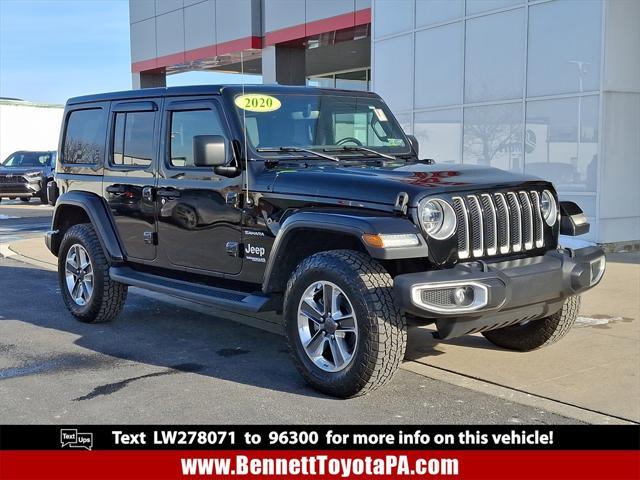 used 2020 Jeep Wrangler Unlimited car, priced at $29,540