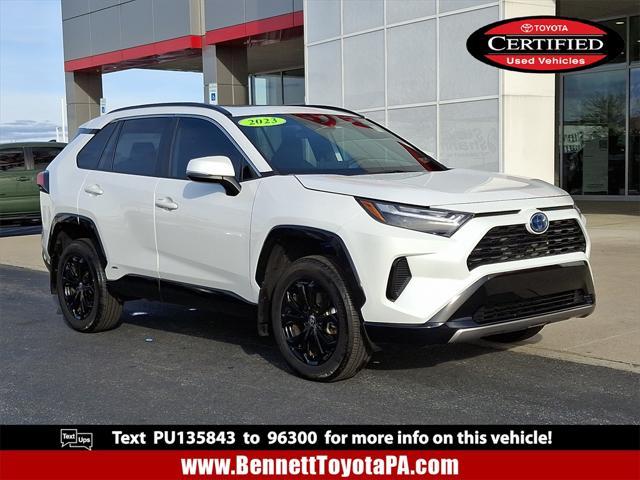 used 2023 Toyota RAV4 Hybrid car, priced at $36,871