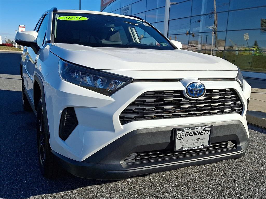 used 2021 Toyota RAV4 Hybrid car, priced at $27,047