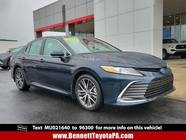 used 2021 Toyota Camry Hybrid car, priced at $26,901