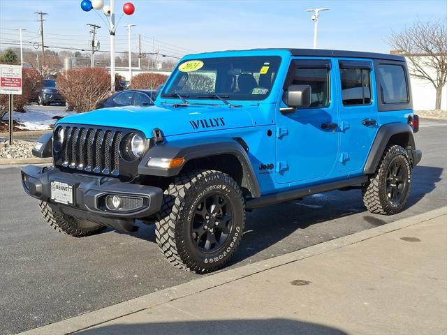 used 2021 Jeep Wrangler Unlimited car, priced at $32,224