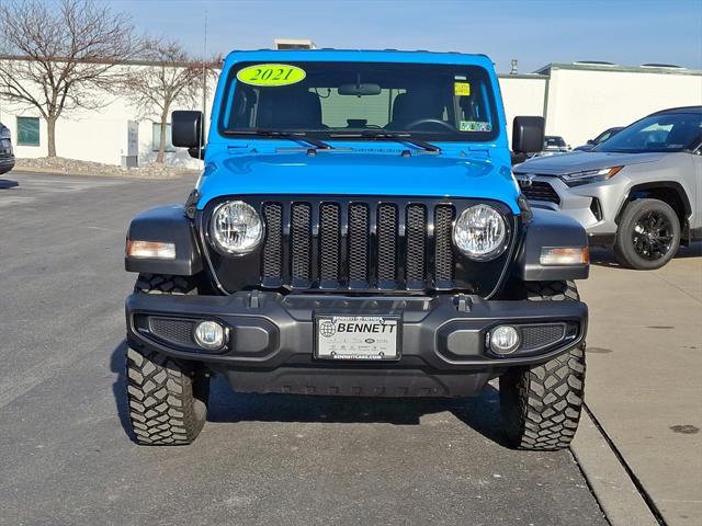 used 2021 Jeep Wrangler Unlimited car, priced at $32,224