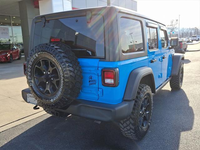 used 2021 Jeep Wrangler Unlimited car, priced at $32,224