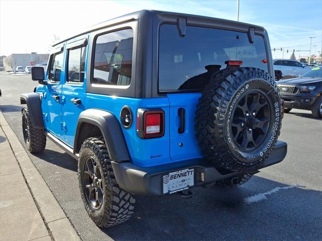 used 2021 Jeep Wrangler Unlimited car, priced at $32,224