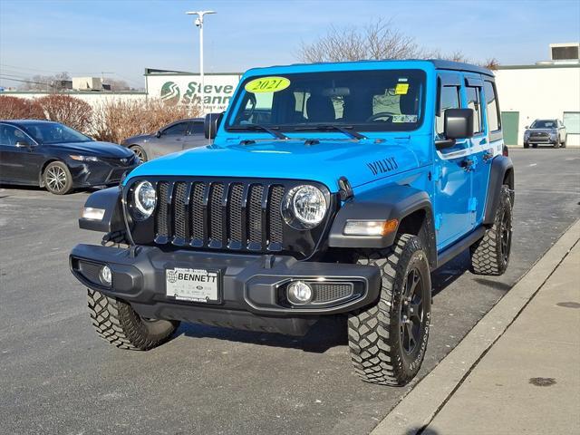 used 2021 Jeep Wrangler Unlimited car, priced at $32,224