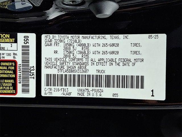new 2025 Toyota Tundra car, priced at $57,509