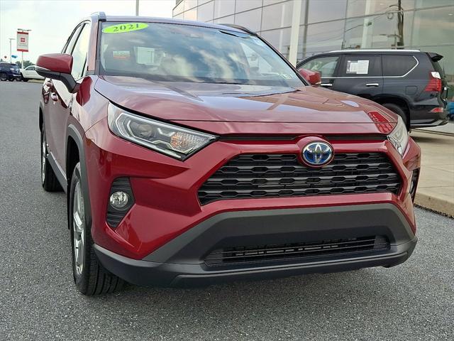 used 2021 Toyota RAV4 Hybrid car, priced at $34,650