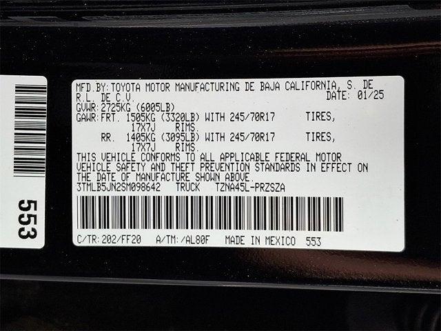 new 2025 Toyota Tacoma car, priced at $43,620