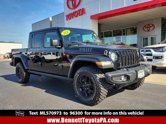 used 2021 Jeep Gladiator car, priced at $31,499