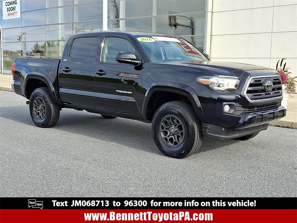 used 2018 Toyota Tacoma car, priced at $26,923
