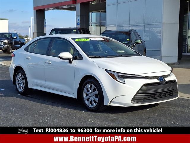 used 2023 Toyota Corolla Hybrid car, priced at $20,298