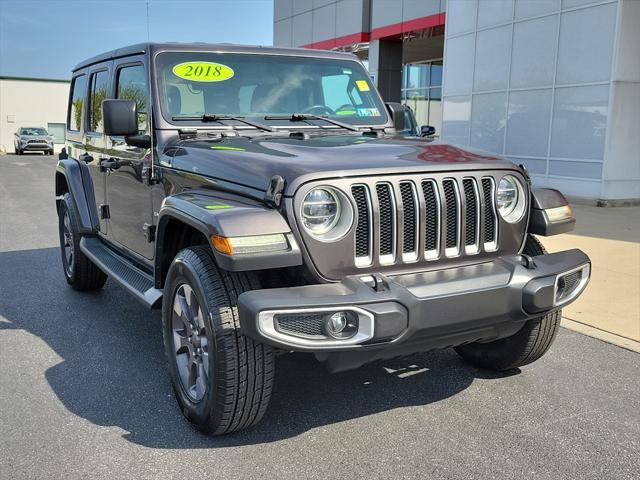 used 2018 Jeep Wrangler Unlimited car, priced at $25,793