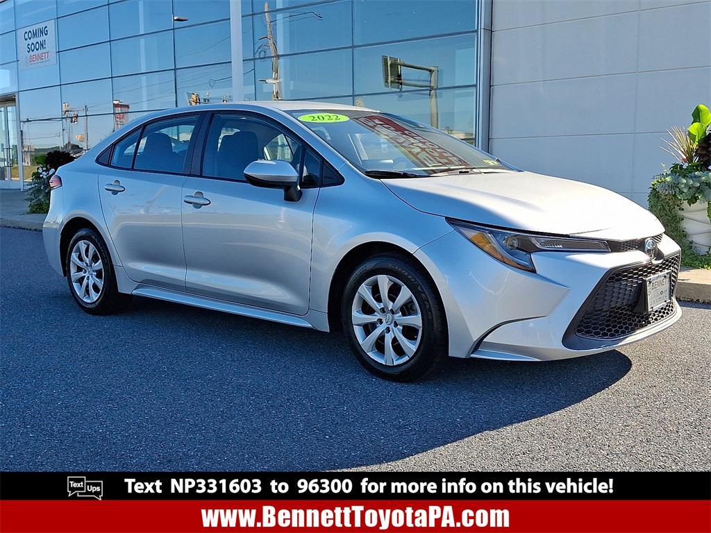used 2022 Toyota Corolla car, priced at $20,321