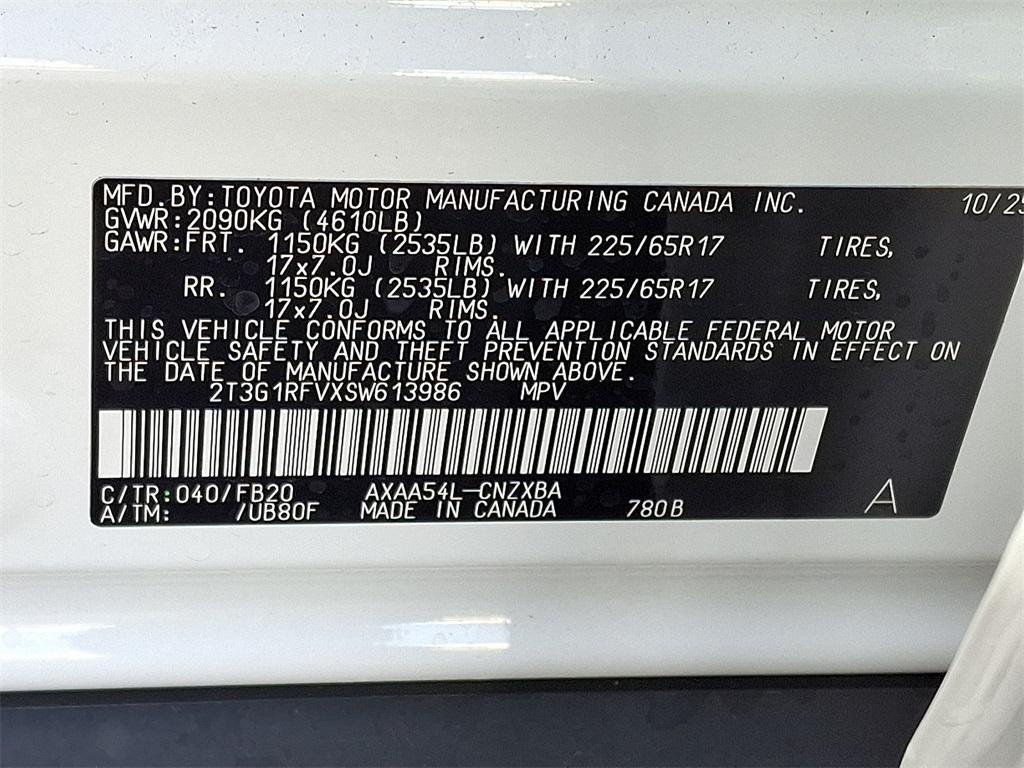 new 2025 Toyota RAV4 car, priced at $33,794