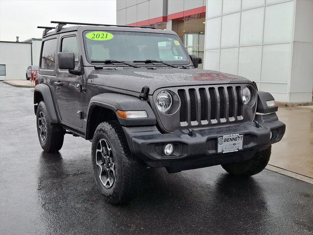 used 2021 Jeep Wrangler car, priced at $27,761