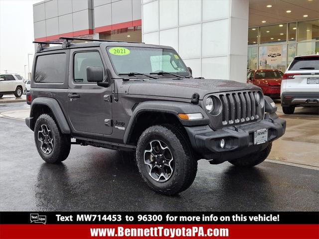 used 2021 Jeep Wrangler car, priced at $27,761