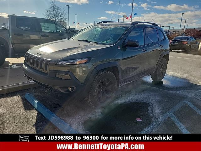 used 2018 Jeep Cherokee car, priced at $19,906