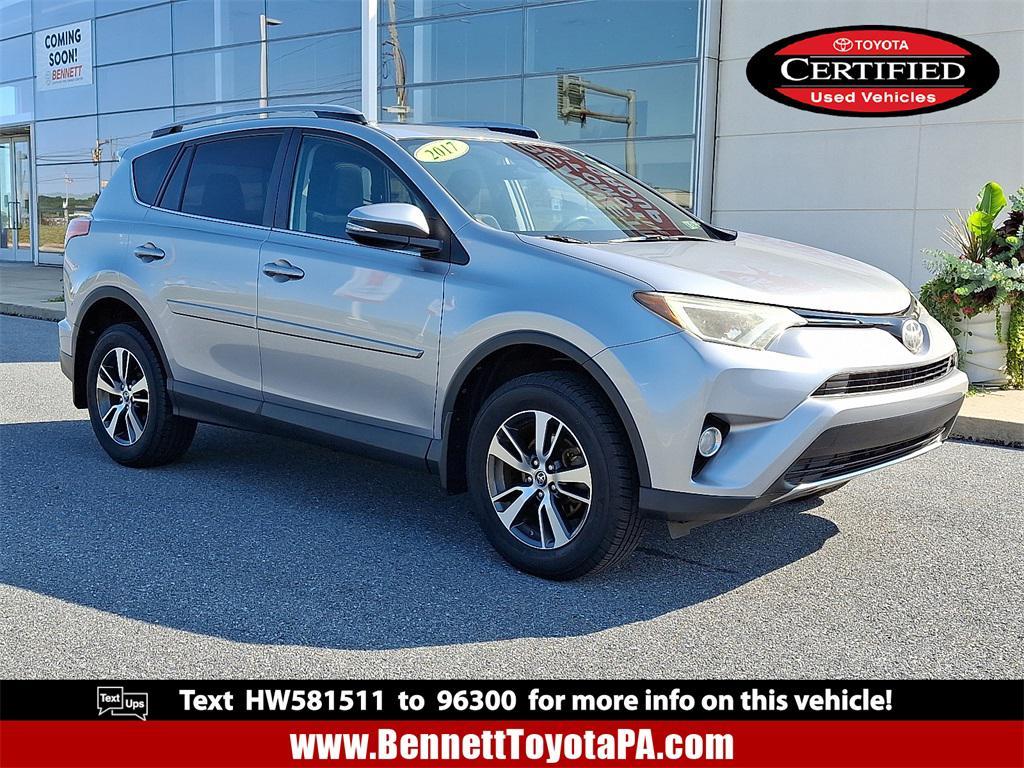 used 2017 Toyota RAV4 car, priced at $17,628