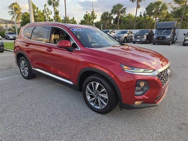 used 2019 Hyundai Santa Fe car, priced at $17,800