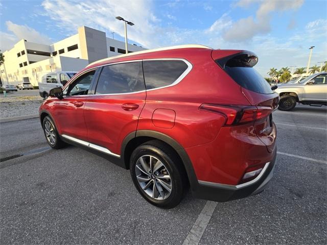 used 2019 Hyundai Santa Fe car, priced at $17,800